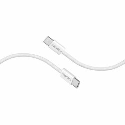 Buy ECOLINE-CC120.WHITE 1.2m CABLE USB-C 60W DATA SYNC & CHARGE PROMATE in Cyprus, Nicosia, Limassol, Larnaka, Pafos