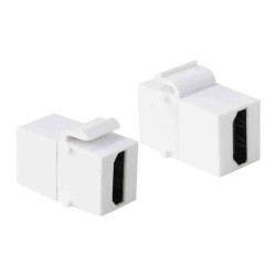 Buy NK0014 HDMI KEYSTONE COUPLER A F TO HDMI A F WHITE, LOGILINK in Cyprus, Nicosia, Limassol, Larnaka, Pafos