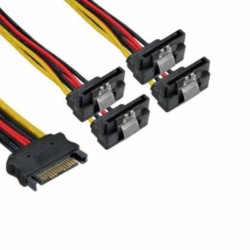 Buy 29683V SATA POWER Y CBL SOCKET TO 4xSATA INLINE in Cyprus, Nicosia, Limassol, Larnaka, Pafos
