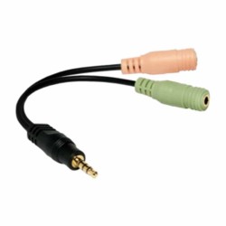 Buy CA0021 4pinM to 2x3.5 3pinF ADAPTOR LOGILINK in Cyprus, Nicosia, Limassol, Larnaka, Pafos