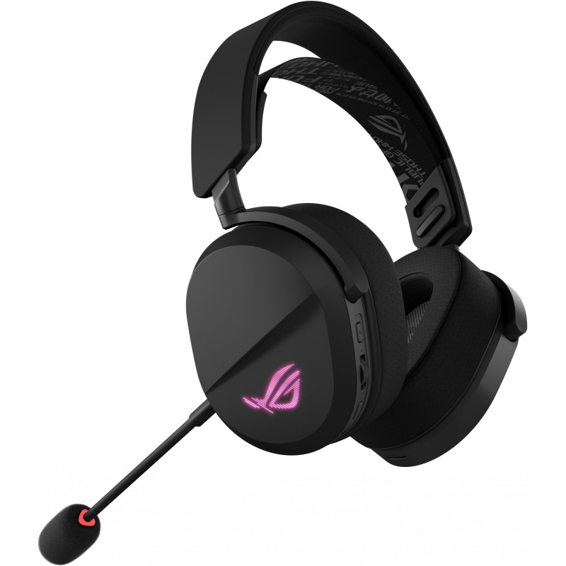 ASUS ROG Pelta - Gaming Headset - Black, Dual-Wireless (2.4GHz+Bluetooth), USB-C, Multicolor RGB