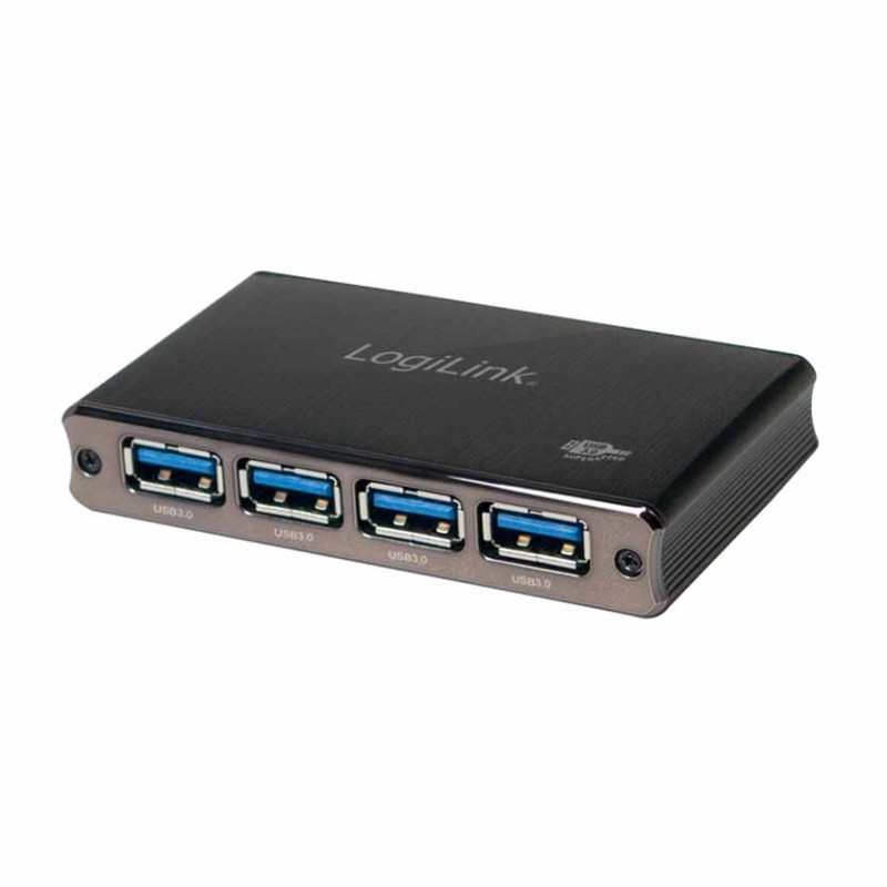 UA0282 HUB USB3.0 4-PORT W PSU ALUMINUM LOGILINK — Buy in Cyprus with Fast Delivery