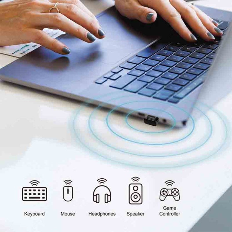 BT0066 BT 5.3 DONGLE, USB-A, UP TO 20m RANGE, WITH LED, LOGILINK — Buy in Cyprus with Fast Delivery