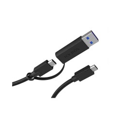 IB-CB031 1m USB 3.2 (GEN 2) TYPE-C® CABLE FULL-FEATURED AND WITH USB TYPE-A ADAPTER ICYBOX — Buy in Cyprus with Fast Delivery