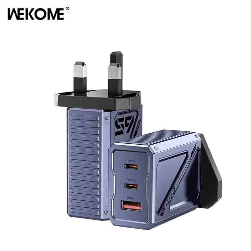 WP-U147 FAST CHARGER 65W MECHA STYLING USB-C UK TARNISH WK — Buy in Cyprus with Fast Delivery