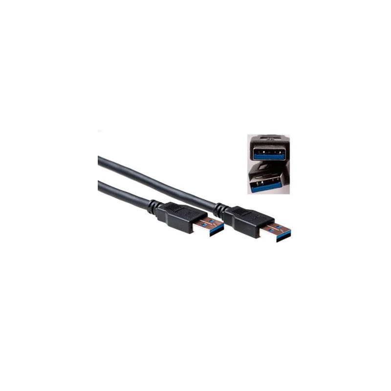 SB3013 2m USB3.0 A-A M M CABLE BLACK ACT — Buy in Cyprus with Fast Delivery