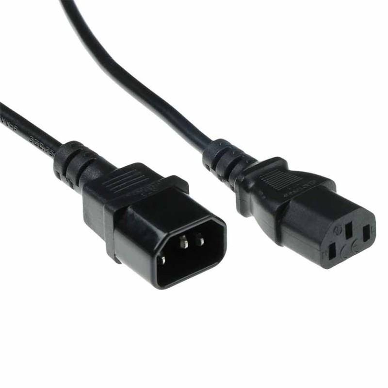 AK5121 7m C13 TO C14 POWER EXTENTION CABLE BLACK ACT — Buy in Cyprus with Fast Delivery