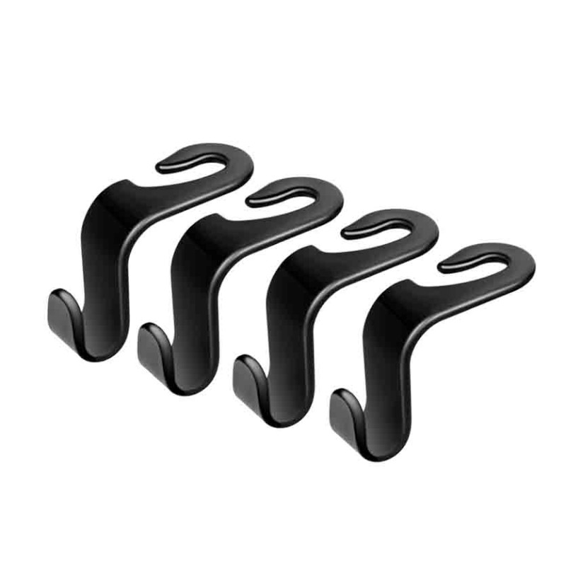 Buy AA0165 CAR SEAT HOOKS,4pcs, 20kg PER HOOK, BLACK, LOGILINK in Cyprus, Nicosia, Limassol, Larnaka, Pafos