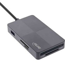 Buy 66772F MULTI CARD READER USB3.2 USB-A FOR SD TF MS XD CF 3-PORT DUAL INLINE in Cyprus, Nicosia, Limassol, Larnaka, Pafos