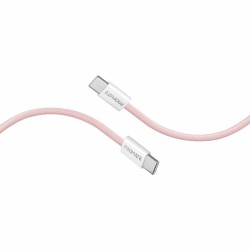 Buy ECOLINE-CC120.PINK 1.2m CABLE USB-C 60W DATA SYNC & CHARGE PROMATE in Cyprus, Nicosia, Limassol, Larnaka, Pafos