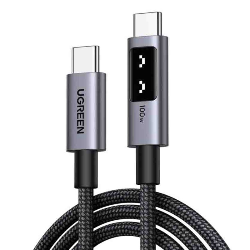 Buy 35501 1m USB-C USB-C CHARGING & DATA CABLE 100W BLACK UGREEN in Cyprus, Nicosia, Limassol, Larnaka, Pafos