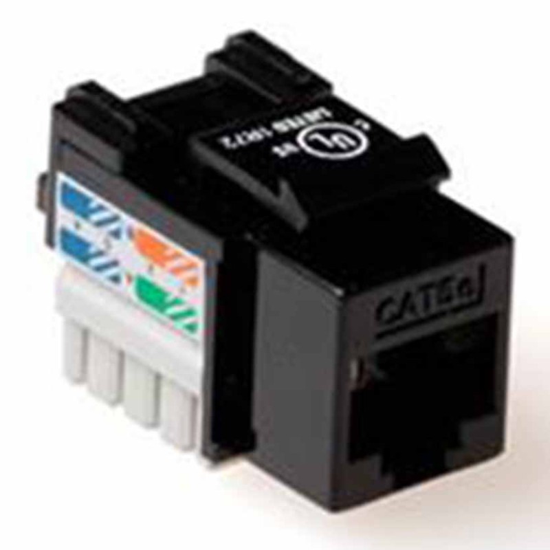 Buy TD6014 KEYSTONE JACK CAT6 UNSHIELDED BLACK ACT in Cyprus, Nicosia, Limassol, Larnaka, Pafos