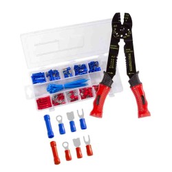 Buy WZ0078 CRIMPING PLIERS FOR INSULATED TERMINALS, WITH CRIMP ASSORTMENT, LOGILINK in Cyprus, Nicosia, Limassol, Larnaka, Pafos