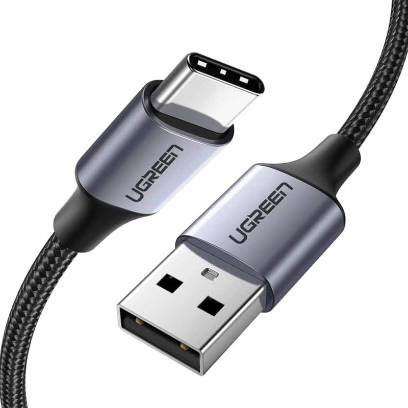 Buy 60126 USB TYPE- C 1m BLACK CHARGING CABLE 3A UGREEN in Cyprus, Nicosia, Limassol, Larnaka, Pafos