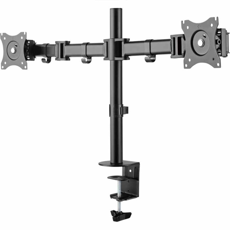 23104C DESKTOP MOUNT BRACKET FOR 2 TFT LCD LED DUAL UPTO 68cm INLINE — Buy in Cyprus with Fast Delivery