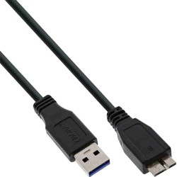 35415 1.5m USB3.2 GEN1 CABLE TYPE A MALE TO MICRO B MALE BLACK INLINE — Buy in Cyprus with Fast Delivery