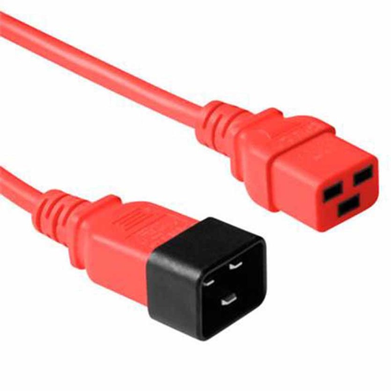 Buy AK5091 3m C19 F TO C20 M POWER EXTENTION CABLE RED, ACT in Cyprus, Nicosia, Limassol, Larnaka, Pafos
