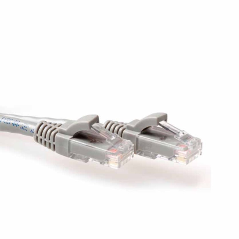 Buy IB3052 0,25m Cat6A GREY U UTP PATCH CBL SNAGLESS W RJ45 CONNECTORS ACT in Cyprus, Nicosia, Limassol, Larnaka, Pafos