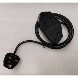 Buy PQ-112 2WAY UK POWER SOCKET WITH 1,5m CORD W UK PLUG GR KABEL in Cyprus, Nicosia, Limassol, Larnaka, Pafos