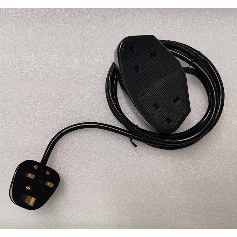 Buy PQ-112 2WAY UK POWER SOCKET WITH 1,5m CORD W UK PLUG GR KABEL in Cyprus, Nicosia, Limassol, Larnaka, Pafos