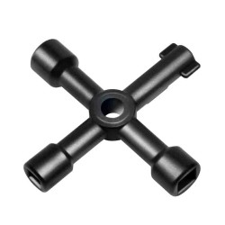 Buy WZ0072 UNIVERSAL CROSS KEY WRENCH,TO CONTROL CABINETS AND SHUT-OFF SYSTEMS BLACK LOGILINK in Cyprus, Nicosia, Limassol, Larn