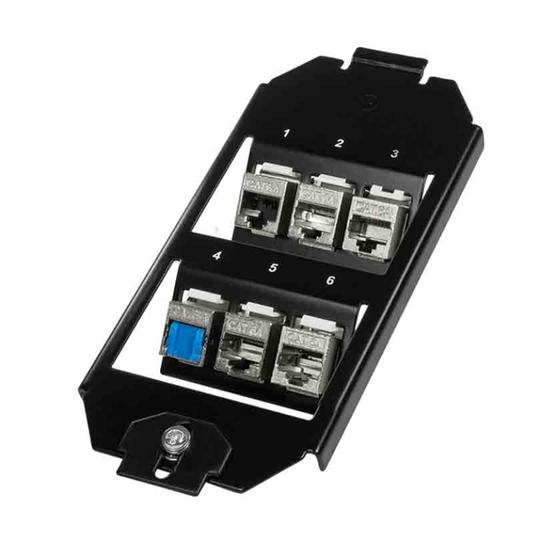 Buy NK4060 6-PORT BOX INSERT FOR 2 3 KEYSTONE MODULES (165mm) LOGILINK in Cyprus, Nicosia, Limassol, Larnaka, Pafos