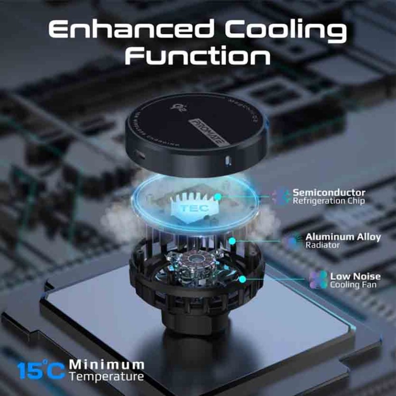 Buy MAGCHILL-QI2 3WIRELESS SMARTPHONE CAR CHARGER CRADLESS ACTIVECOOL PROMATE in Cyprus, Nicosia, Limassol, Larnaka, Pafos