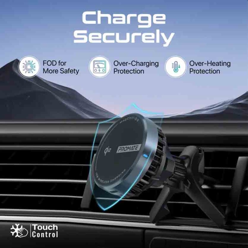 Buy MAGCHILL-QI2 3WIRELESS SMARTPHONE CAR CHARGER CRADLESS ACTIVECOOL PROMATE in Cyprus, Nicosia, Limassol, Larnaka, Pafos