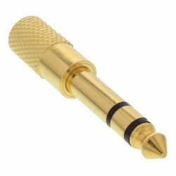 Buy 99305P AUDIO ADAPTOR 6.3M TO 3.5F STEREO GOLDED PLATED INLINE in Cyprus, Nicosia, Limassol, Larnaka, Pafos