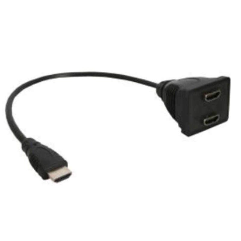 Buy 17681 HDMI PLUG TO 2x HDMI SOCKETS INLINE in Cyprus, Nicosia, Limassol, Larnaka, Pafos