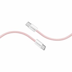 Buy ECOLINE-CC200.PINK 2m CABLE USB-C 60W DATA SYNC & CHARGE PROMATE in Cyprus, Nicosia, Limassol, Larnaka, Pafos