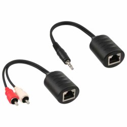 Buy 89003 2xRCA Audio Ext via Cat5e 3.5mm INLINE in Cyprus, Nicosia, Limassol, Larnaka, Pafos