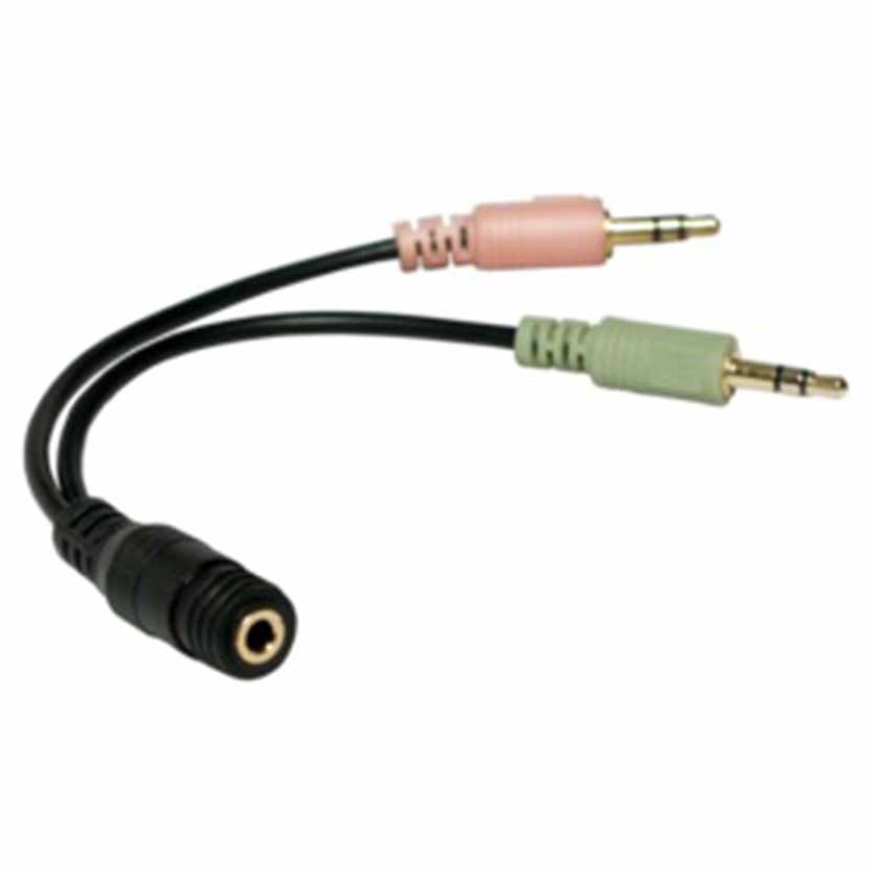 Buy CA0020 AUDIO JACK ADAPTER 4pinF to 2x3.5 3pinM LOGILINK in Cyprus, Nicosia, Limassol, Larnaka, Pafos