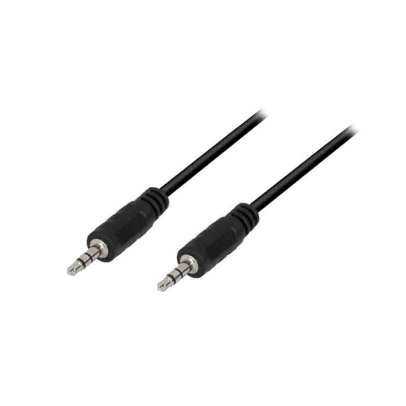 Buy CA1052 AUDIO CABLE , 3.5 mm 3-Pin M to 3.5 mm 3-Pin M, BLACK, 5 m LOGILINK in Cyprus, Nicosia, Limassol, Larnaka, Pafos