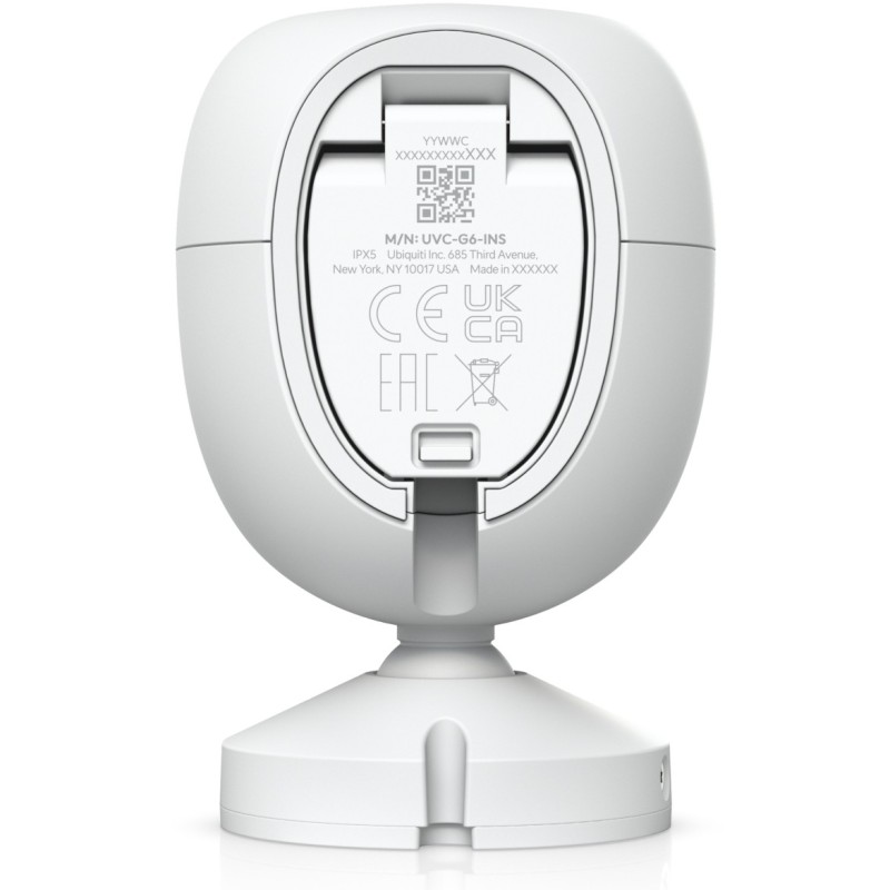 Ubiquiti UniFi Video Camera G6 Instant - UVC-G6-INS-W - 4K WiFi Indoor/Outdoor, USB-C, White, ARM Cortex-A53