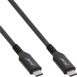 Buy 35904A 1.5m USB-C M M USB4 CABLE, , 8K 60Hz, BLACK, INLINE in Cyprus, Nicosia, Limassol, Larnaka, Pafos