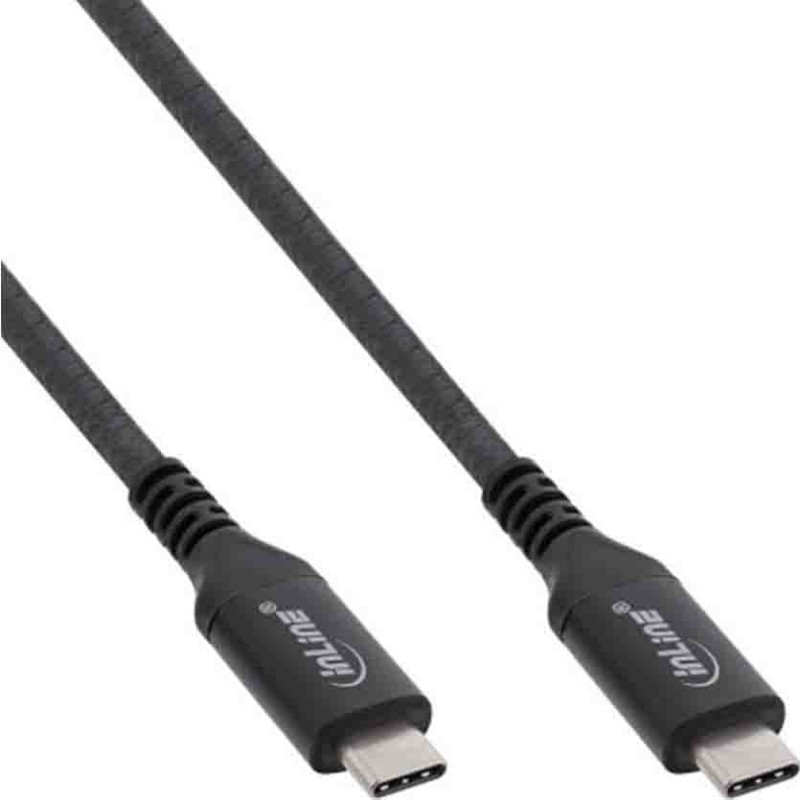 Buy 35904A 1.5m USB-C M M USB4 CABLE, , 8K 60Hz, BLACK, INLINE in Cyprus, Nicosia, Limassol, Larnaka, Pafos