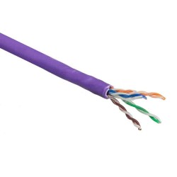 Buy XS6003 305m CAT6 U UTP SOLID INSTALLATION CABLE WITHOUT PAIR SPLITTER, LSZH 24AWG VIOLET ACT in Cyprus, Nicosia, Limassol, L