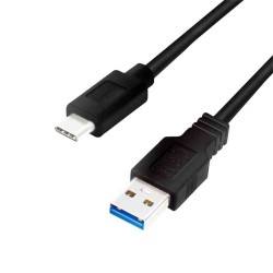CU0169 1.5m USB 3.2 Gen1 TYPE-C CABLE, C M TO USB-A M, BLACK, LOGILINK — Buy in Cyprus with Fast Delivery