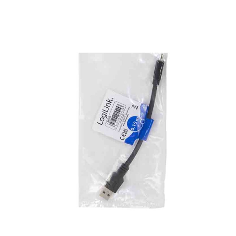 CU0169 1.5m USB 3.2 Gen1 TYPE-C CABLE, C M TO USB-A M, BLACK, LOGILINK — Buy in Cyprus with Fast Delivery