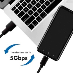 CU0169 1.5m USB 3.2 Gen1 TYPE-C CABLE, C M TO USB-A M, BLACK, LOGILINK — Buy in Cyprus with Fast Delivery