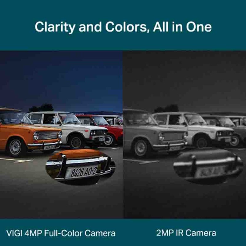 C340-W VIGI 4MP OUTDOOR FULL-COLOR WI-FI BULLET NETWORK CAMERA TP-LINK — Buy in Cyprus with Fast Delivery