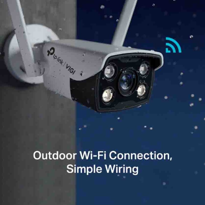 C340-W VIGI 4MP OUTDOOR FULL-COLOR WI-FI BULLET NETWORK CAMERA TP-LINK — Buy in Cyprus with Fast Delivery