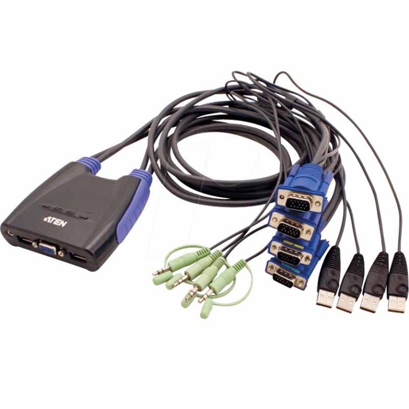 Buy CS64US ATEN KVM SWITCH USB 4PORT in Cyprus, Nicosia, Limassol, Larnaka, Pafos