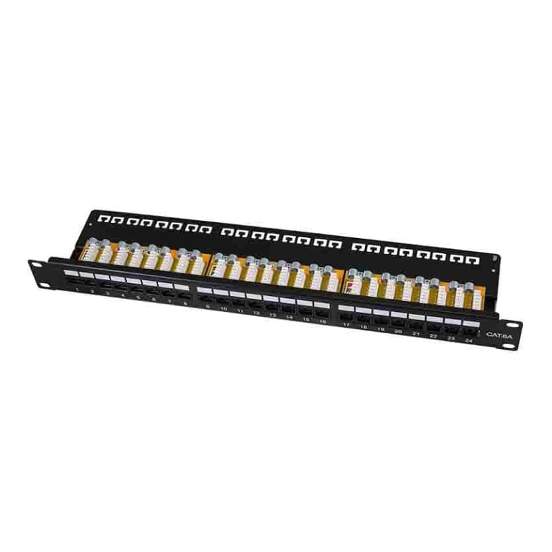 Buy NP0133 CAT6A PATCH PANEL UTP 24-Port 90° LSA TERMINATION LOGILINK in Cyprus, Nicosia, Limassol, Larnaka, Pafos