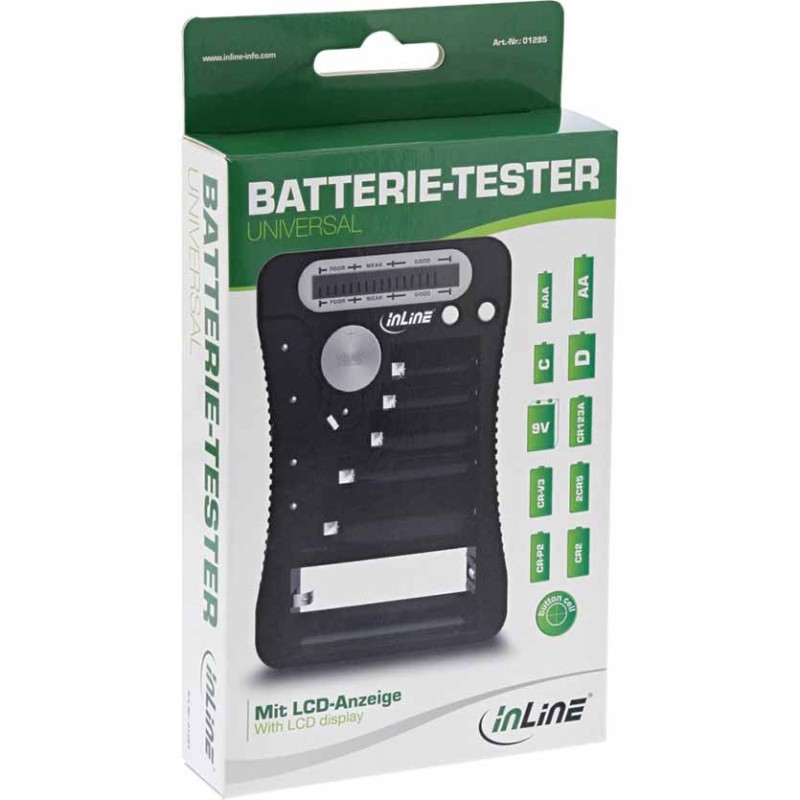 Buy 01285 BATTERY TESTER WITH LCD DISPLAY INLINE in Cyprus, Nicosia, Limassol, Larnaka, Pafos