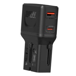 Buy TRIPLUG-PD35 35W POWER DELIVERY MULTI-PORT TRAVEL ADAPTER PROMATE in Cyprus, Nicosia, Limassol, Larnaka, Pafos