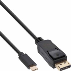 Buy 64122 2m USB TYPE- C to DP MALE, USB DISPLAY CABLE 4K2K BLACK INLINE in Cyprus, Nicosia, Limassol, Larnaka, Pafos