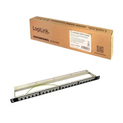 Buy NK4040 19' PATCH PANEL for 24 KEYSTONE JACKS, 0.5U, UNLOADED, BLACK LOGILINK in Cyprus, Nicosia, Limassol, Larnaka, Pafos