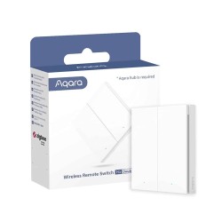 WRS-R02 WIRELESS REMOTE SWITCH H1 (DOUBLE ROCKER), WHITE AQARA — Buy in Cyprus with Fast Delivery